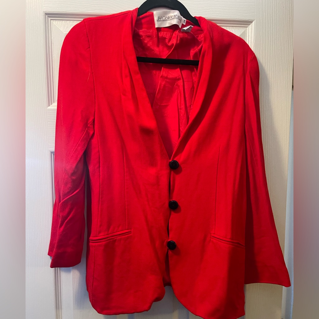 Vintage Red Blazer